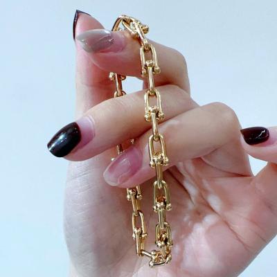 Tiffany HardWear Small Link Bracelet in Yellow Gold 60153078